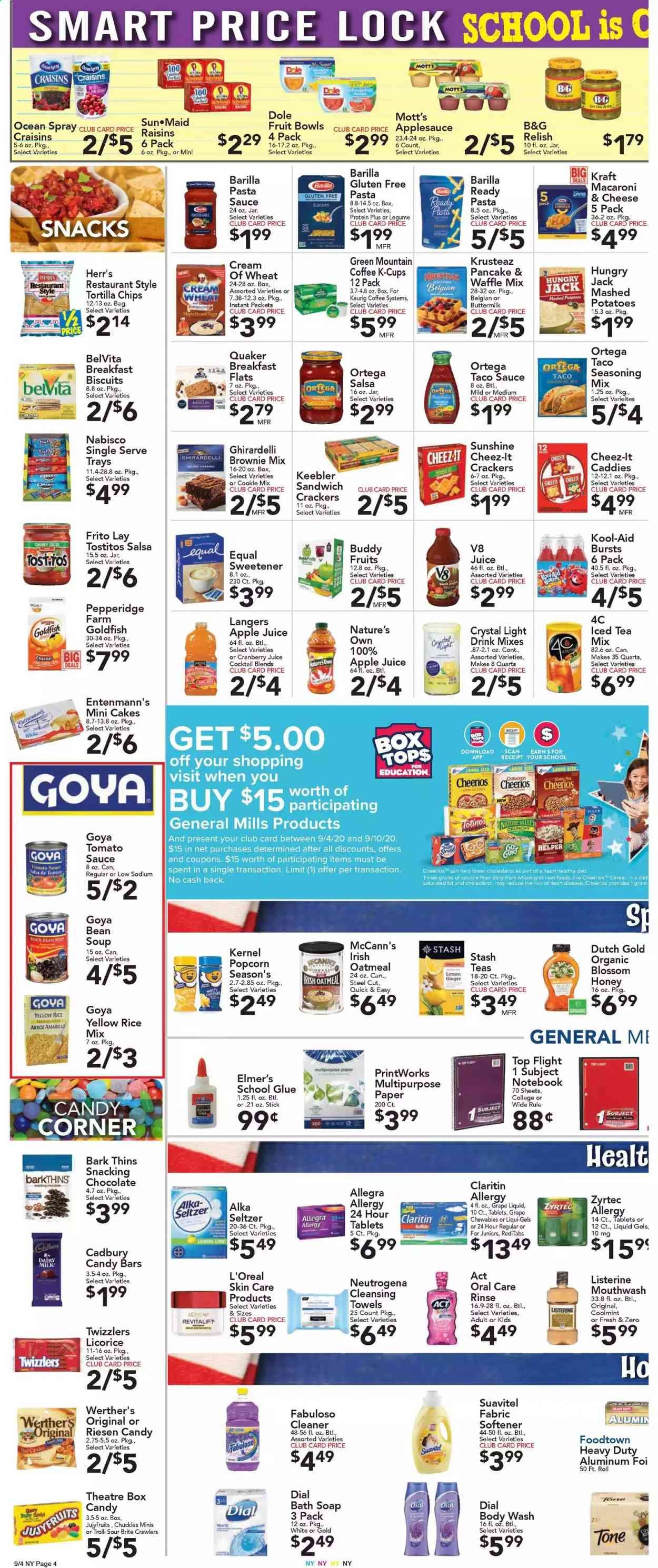 Foodtown Weekly Ad September 4 to September 10