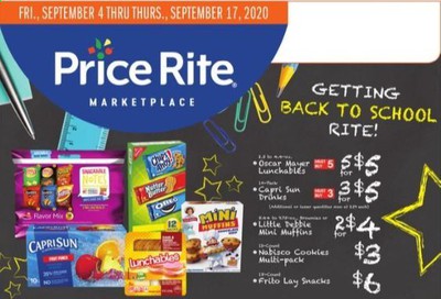 Price Rite Weekly Ad September 4 to September 17