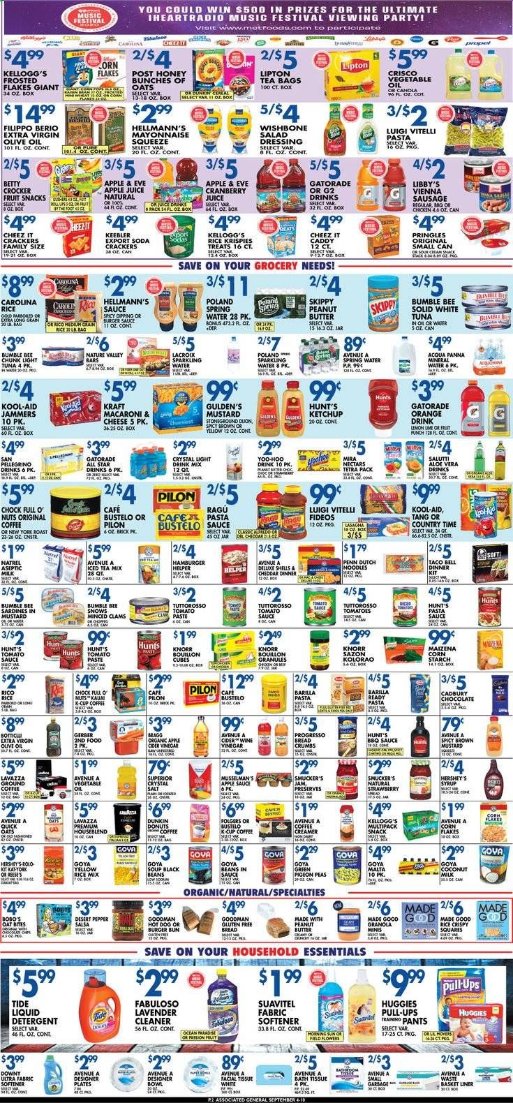Associated Supermarkets Weekly Ad September 4 to September 10
