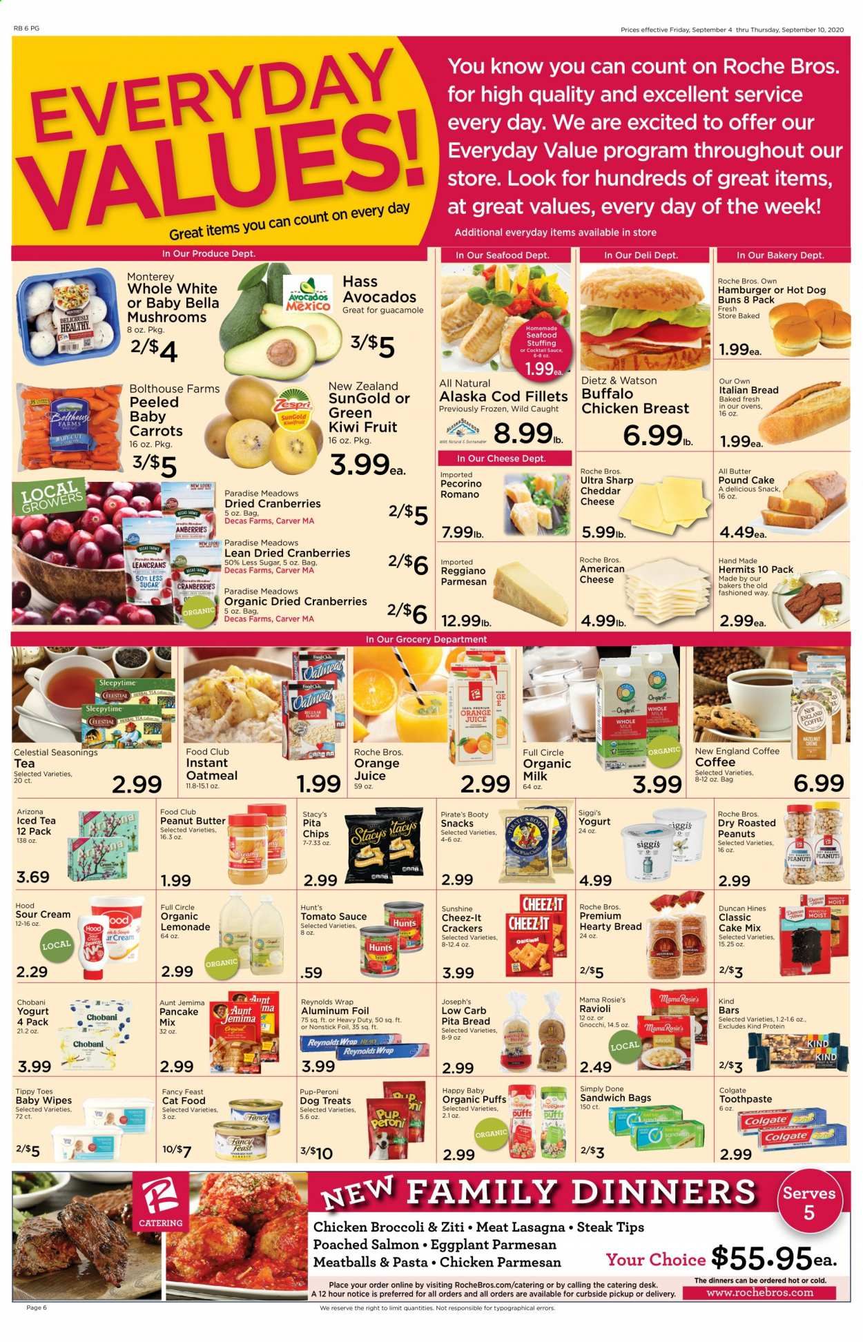 Roche Bros. Weekly Ad September 4 to September 10