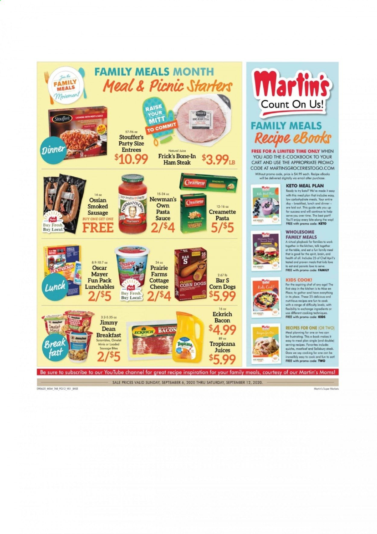 Martin’s Weekly Ad September 6 to September 12