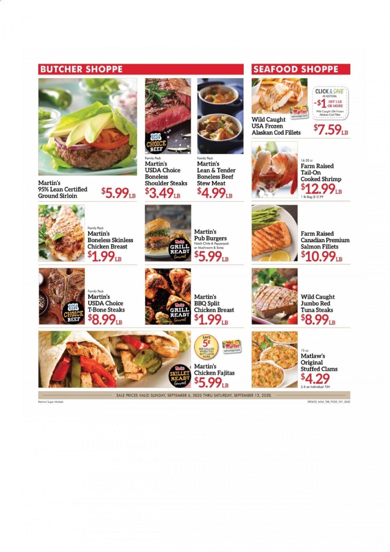 Martin’s Weekly Ad September 6 to September 12
