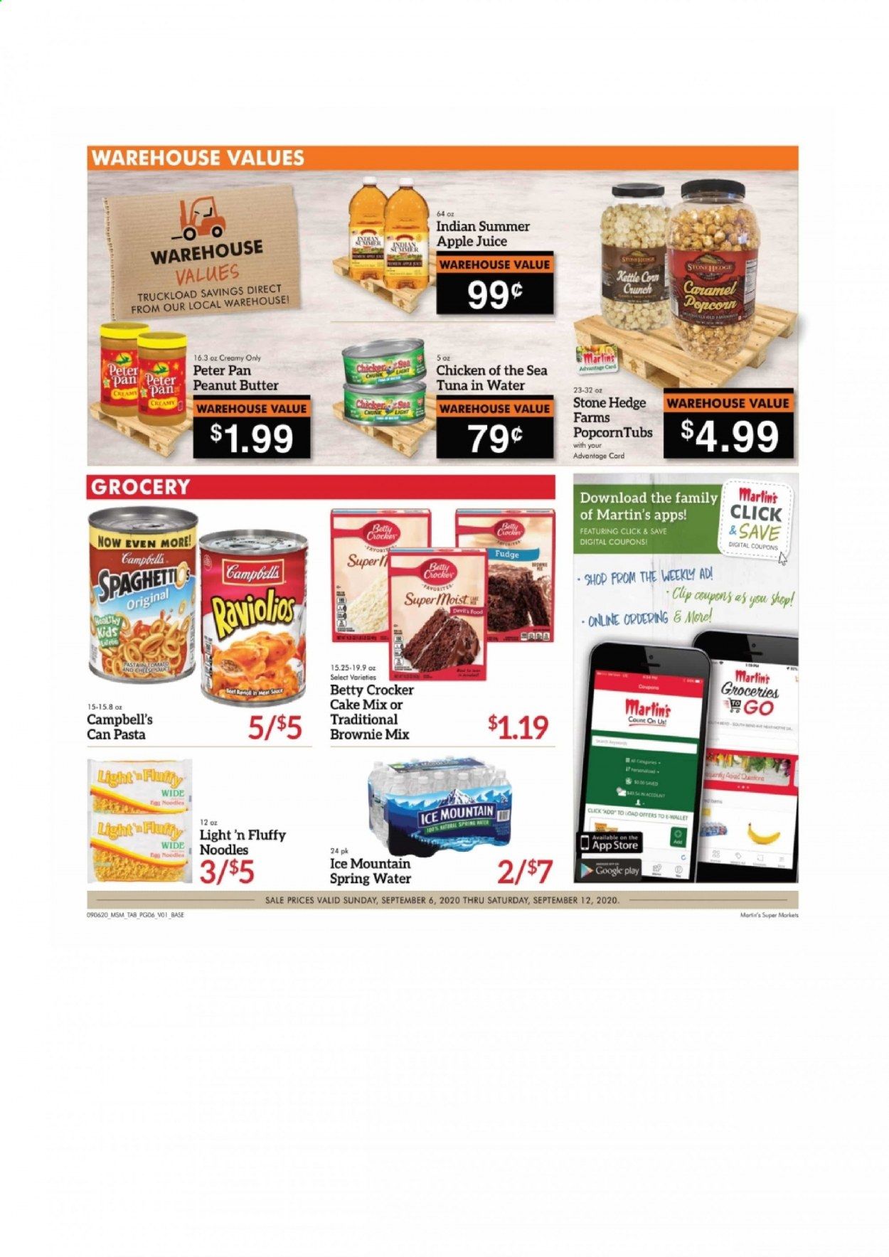 Martin’s Weekly Ad September 6 to September 12