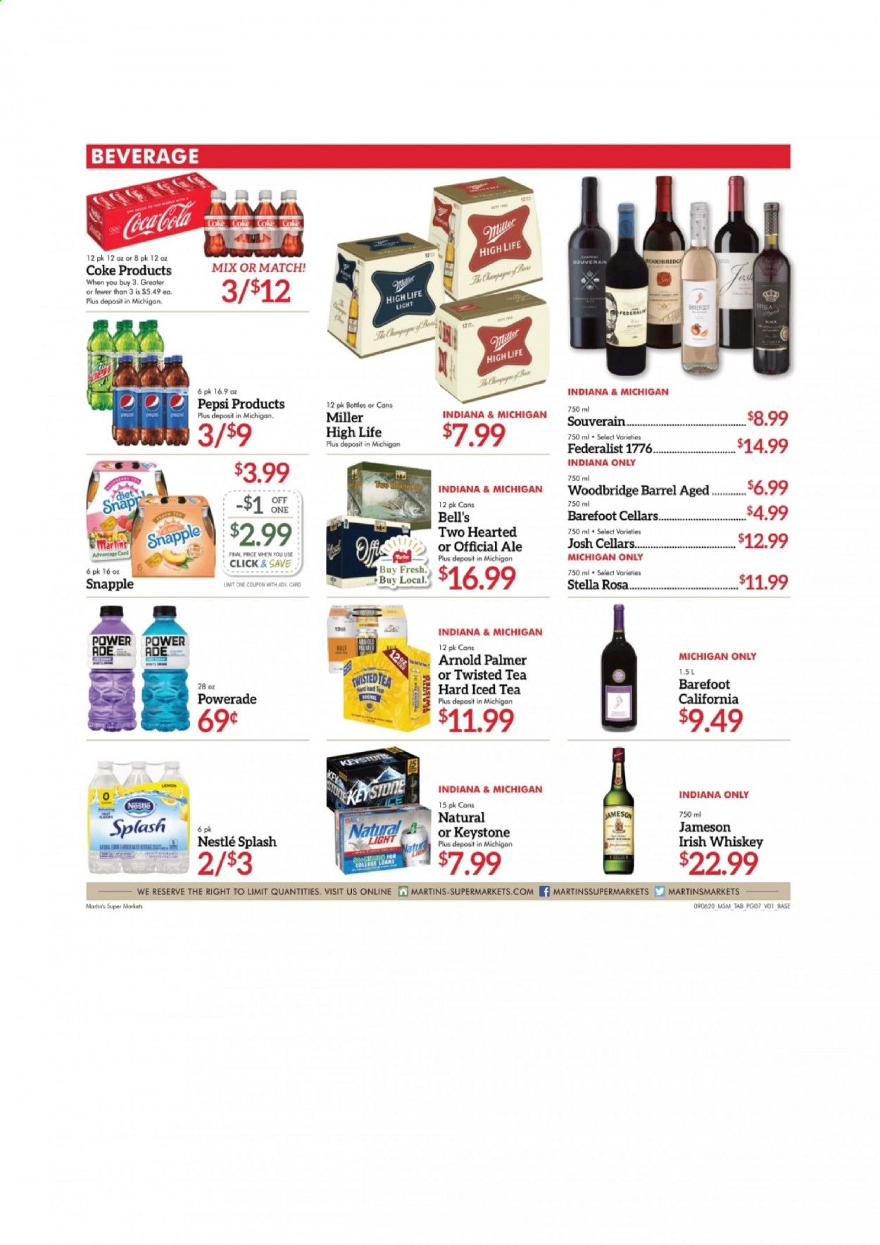 Martin’s Weekly Ad September 6 to September 12