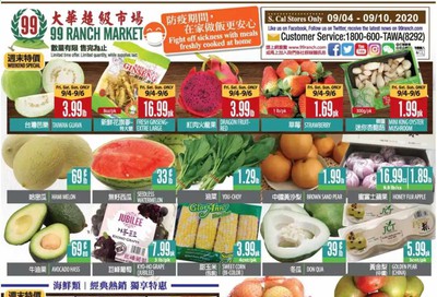 99 Ranch Market (CA) Weekly Ad September 4 to September 10