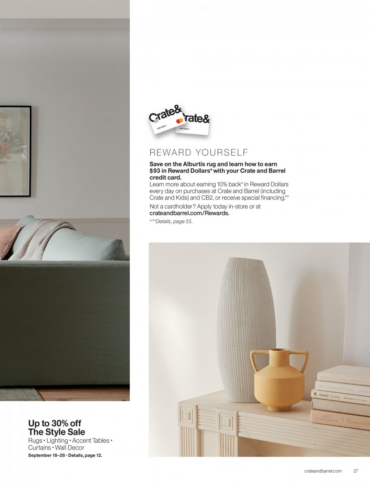 Crate & Barrel Catalog 2020-2021