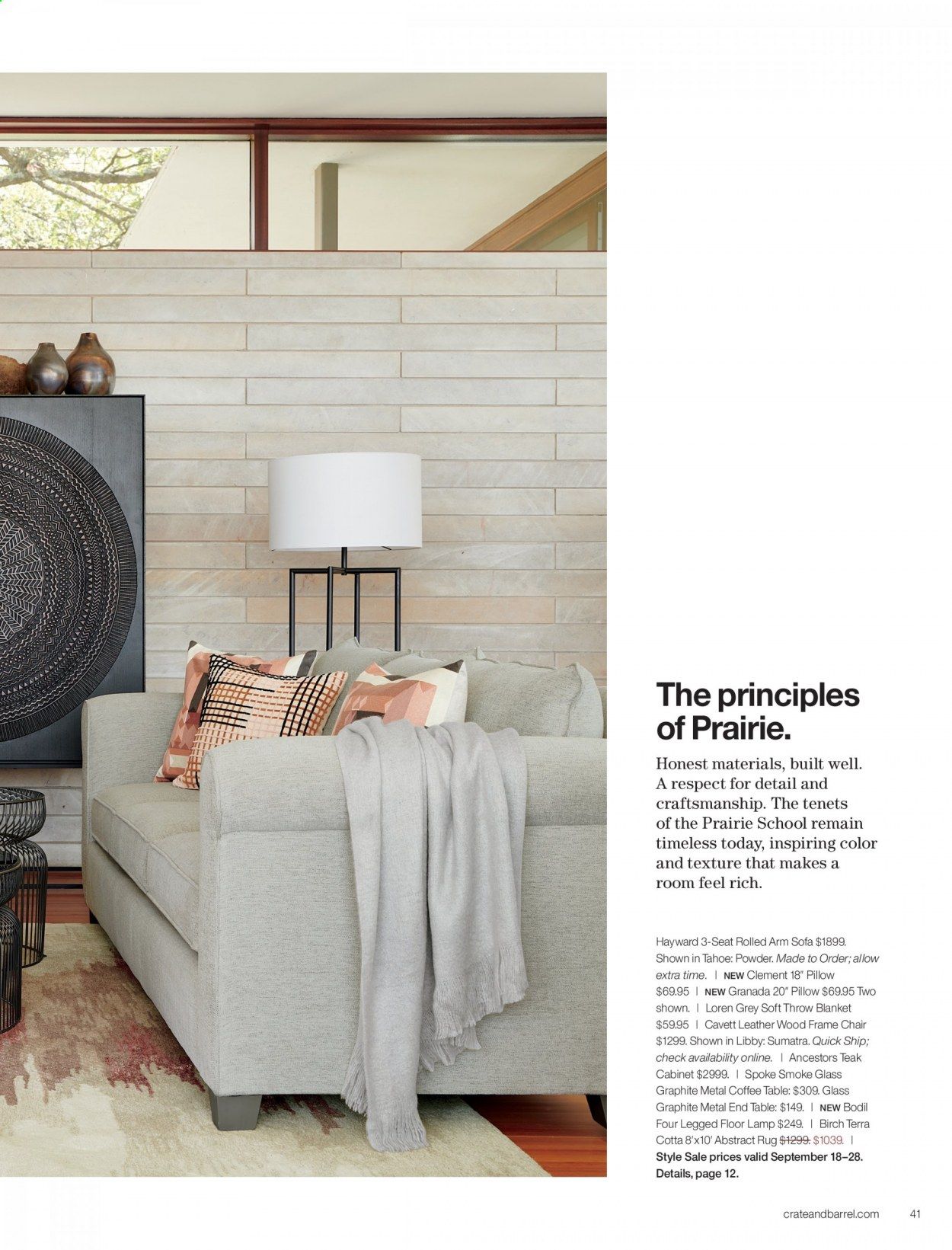 Crate & Barrel Catalog 2020-2021