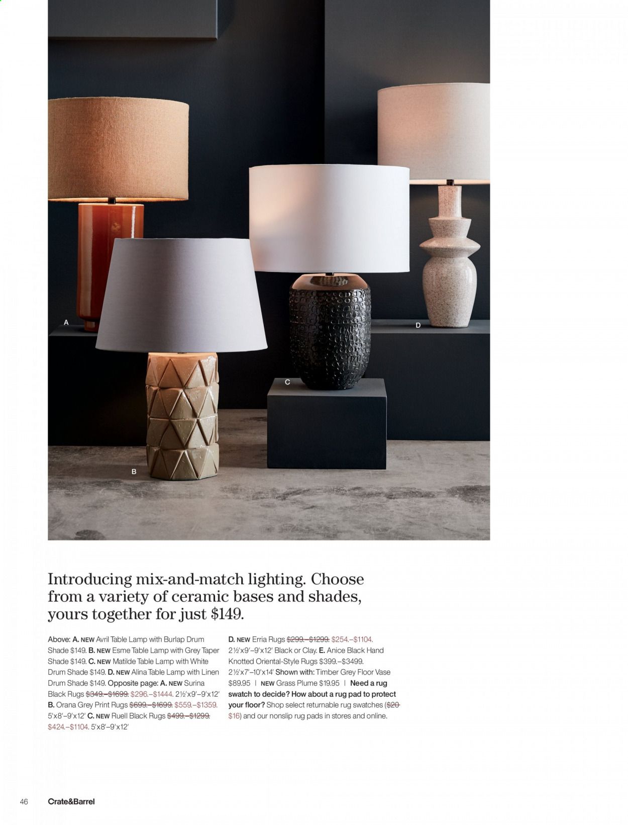 Crate & Barrel Catalog 2020-2021