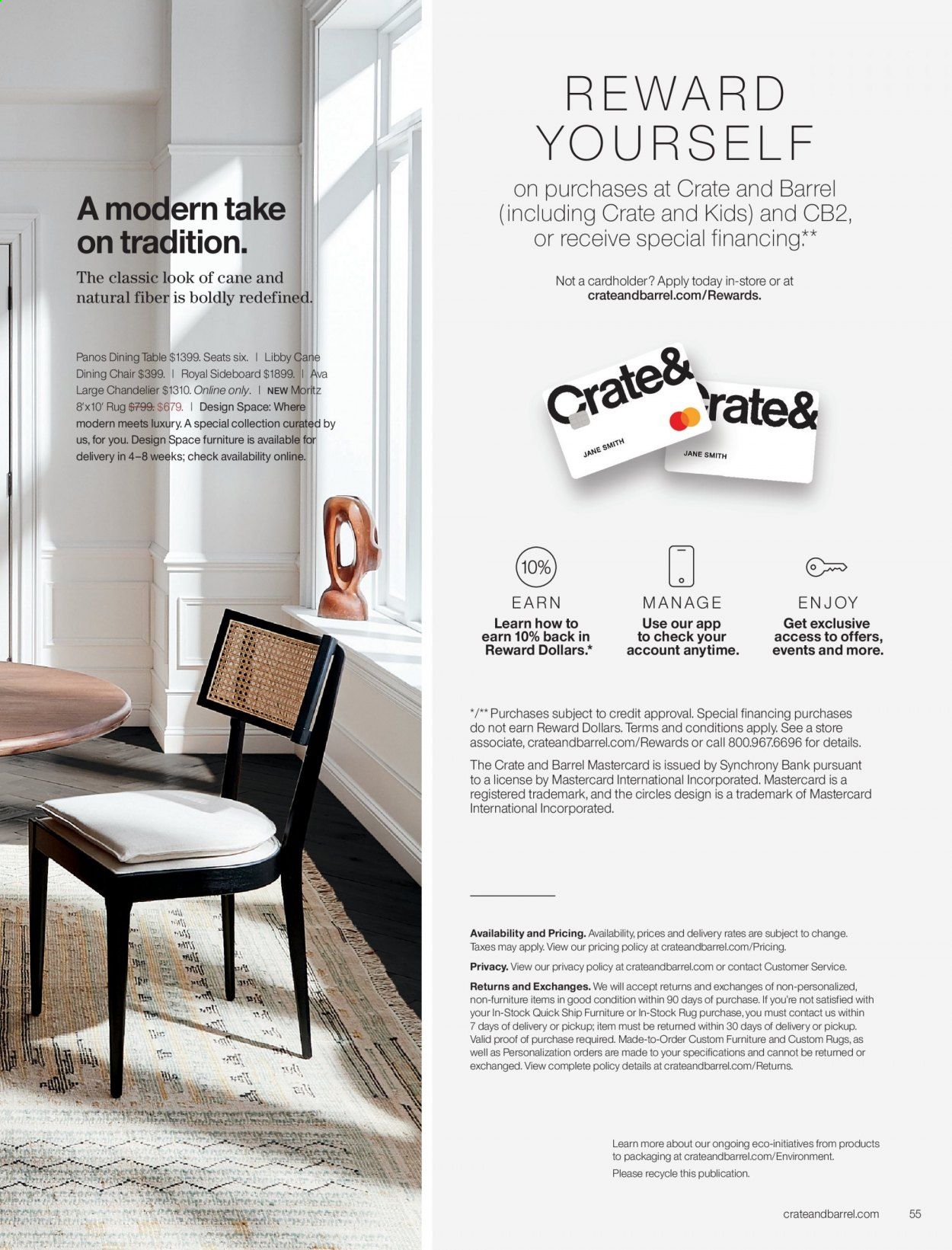 Crate & Barrel Catalog 2020-2021