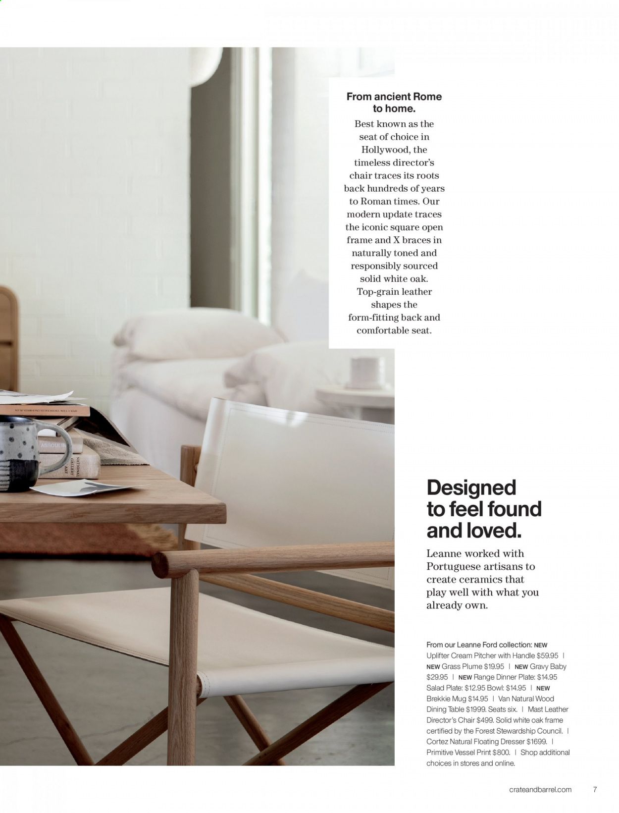 Crate & Barrel Catalog 2020-2021