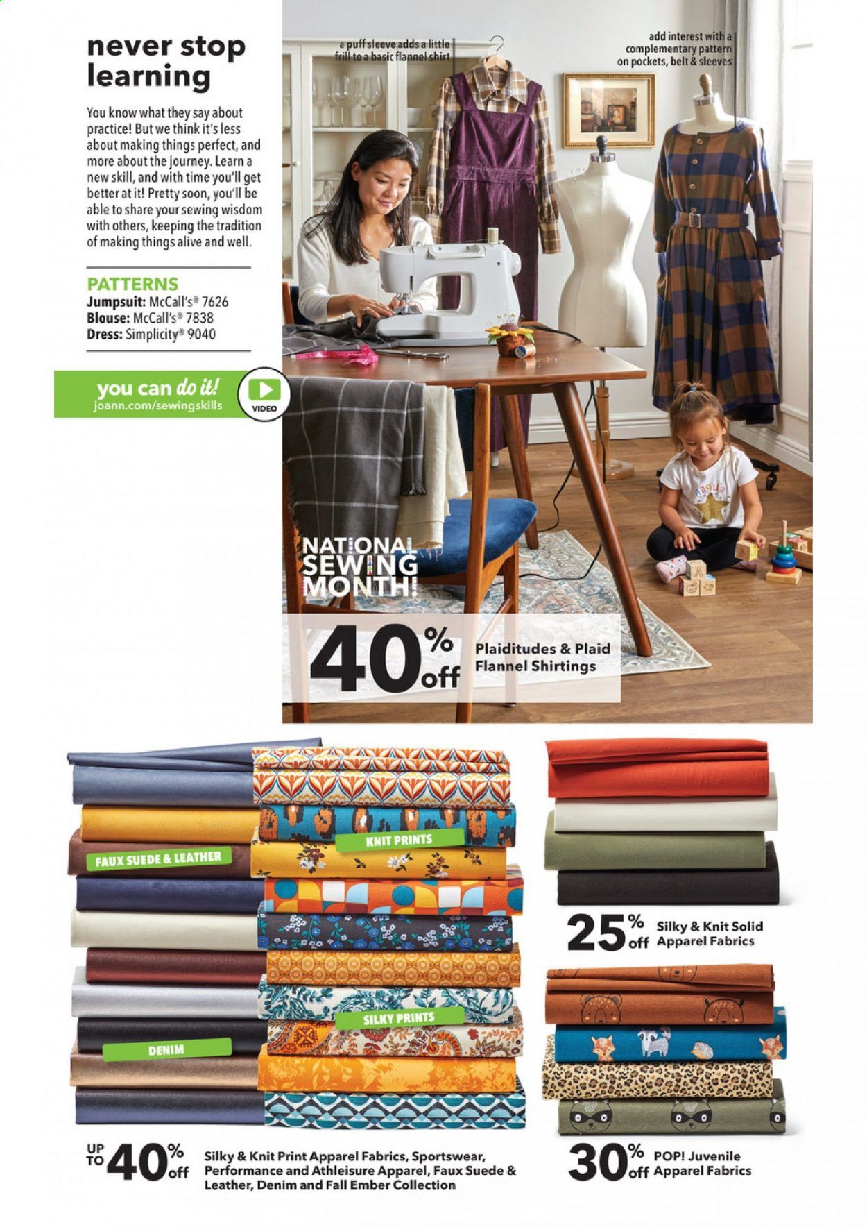 JOANN Weekly Ad September 3 to September 16