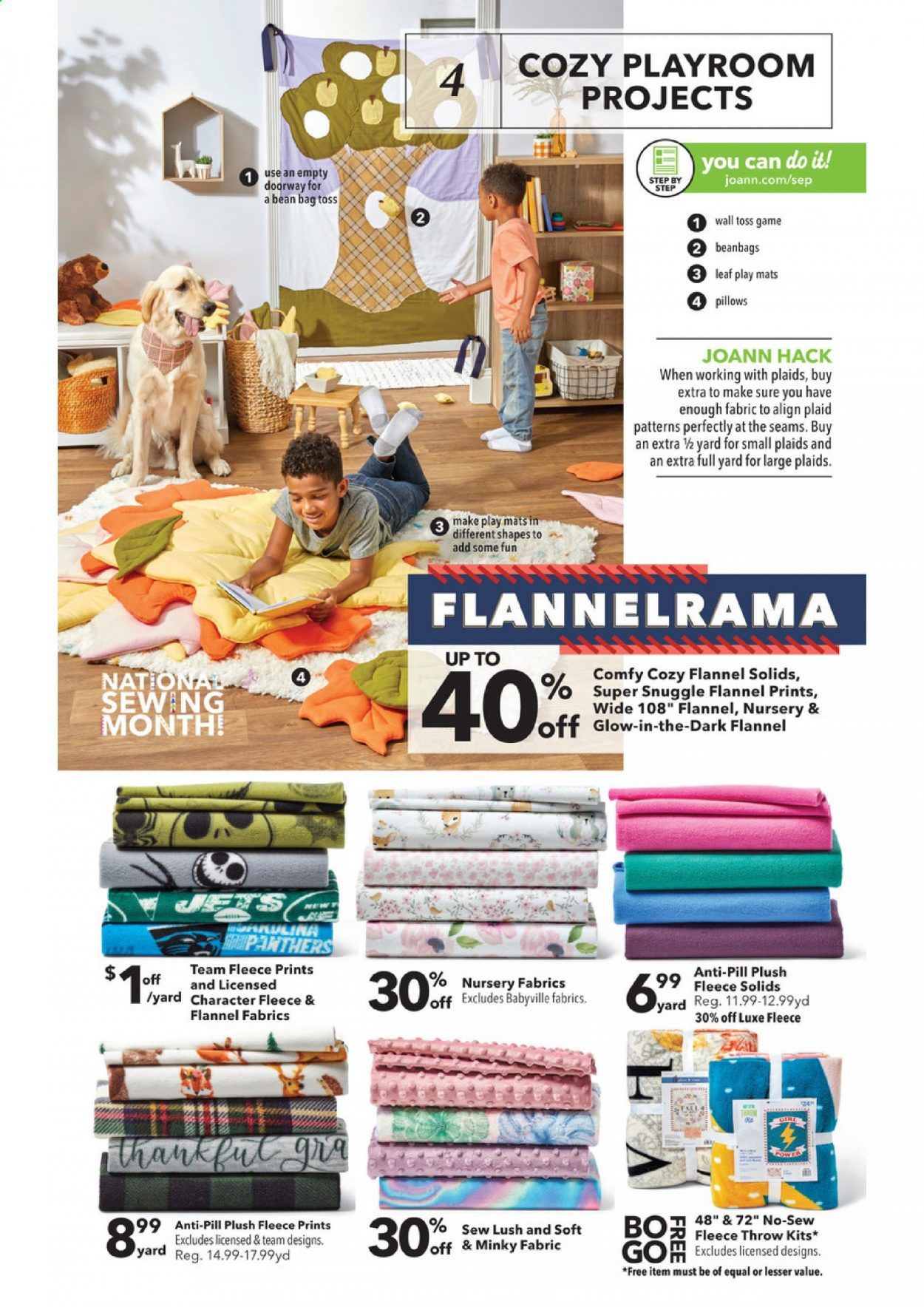 JOANN Weekly Ad September 3 to September 16