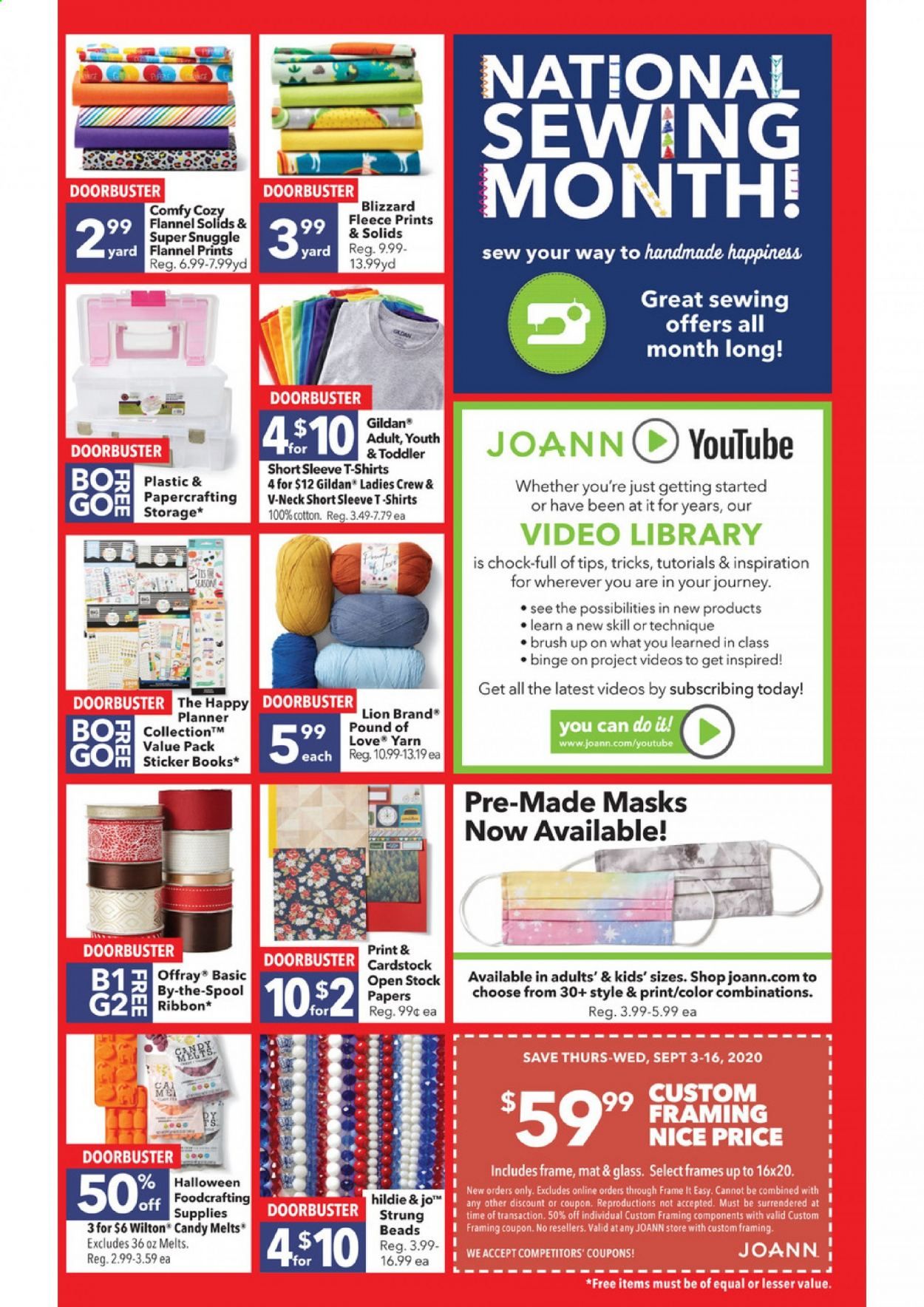 JOANN Weekly Ad September 3 to September 16