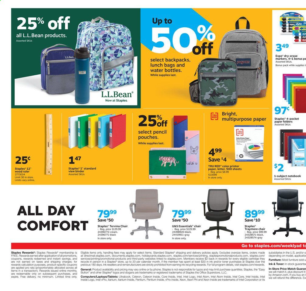 Staples Weekly Ad September 6 to September 12