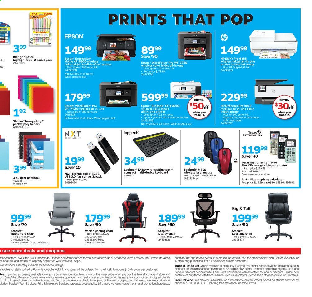 Staples Weekly Ad September 6 to September 12