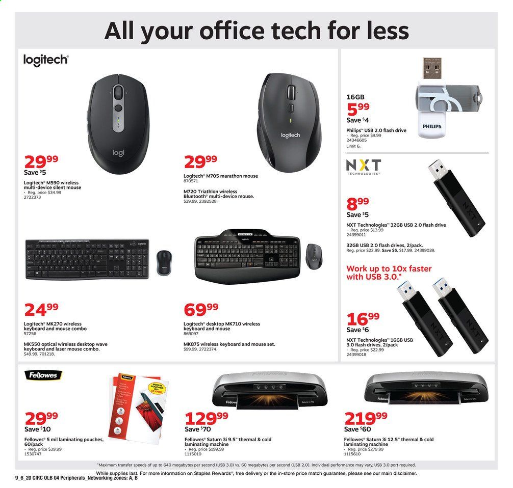 Staples Weekly Ad September 6 to September 12