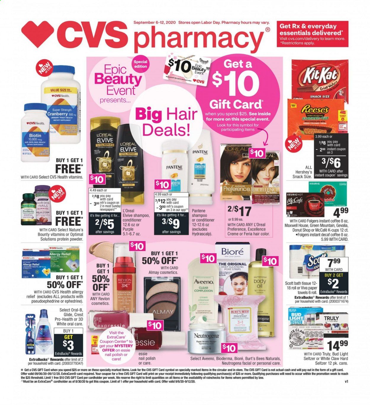 CVS Pharmacy Weekly Ad September 6 to September 12