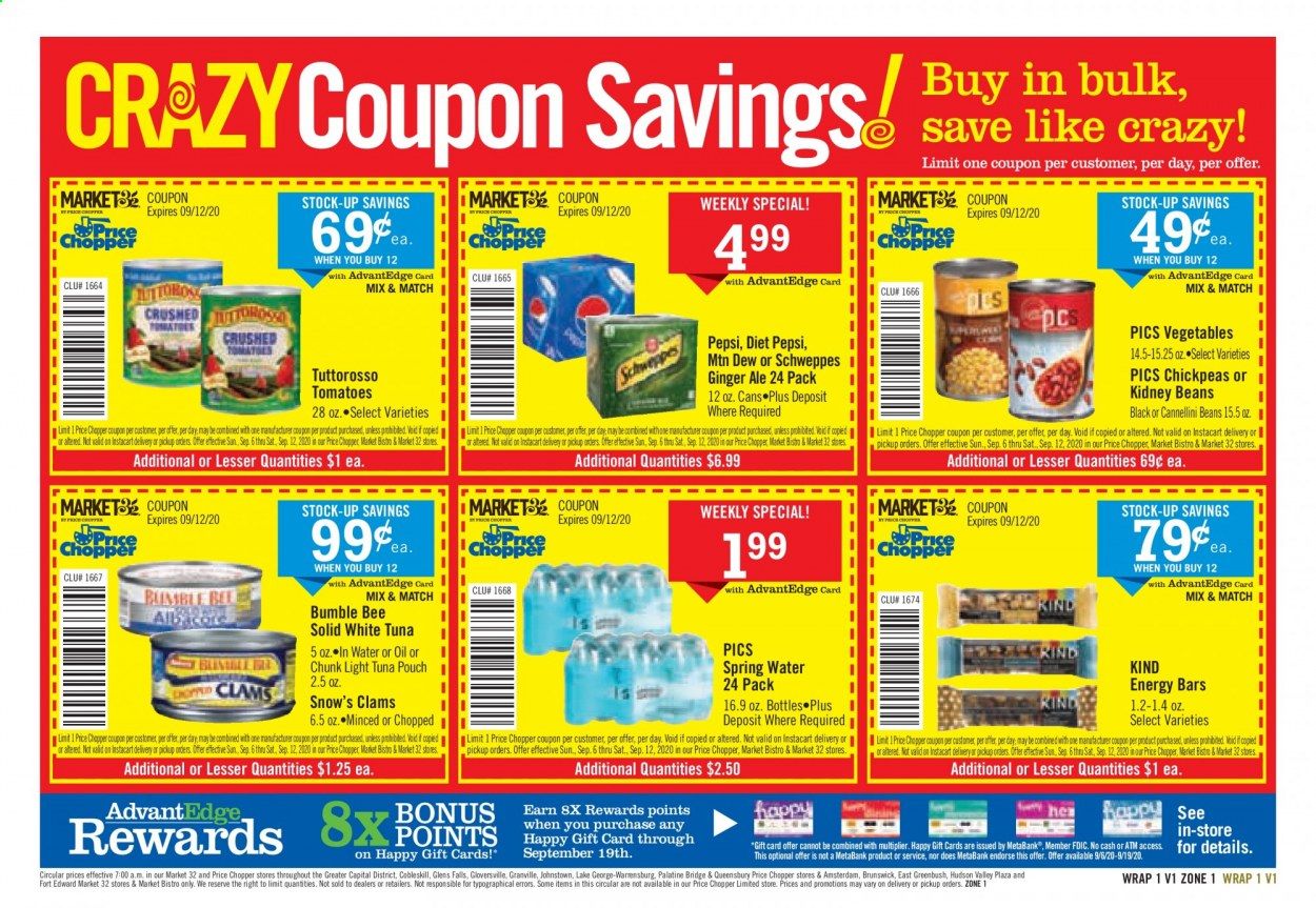Price Chopper (NY) Weekly Ad September 6 to September 12