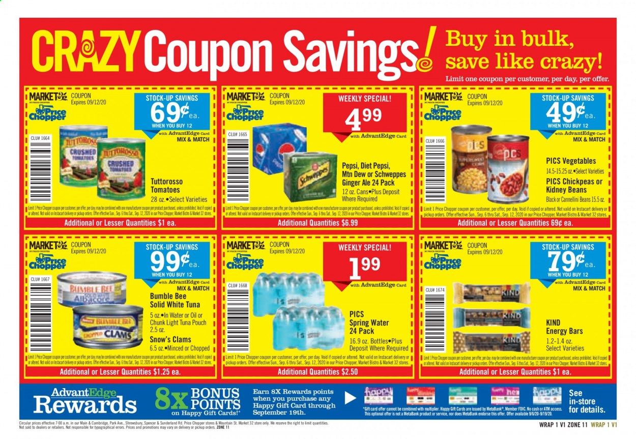 Price Chopper (MA) Weekly Ad September 6 to September 12