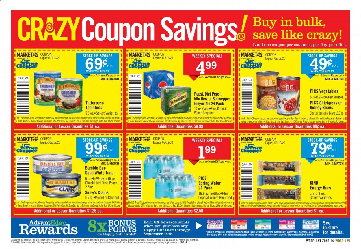 Price Chopper (CT) Weekly Ad September 6 to September 12