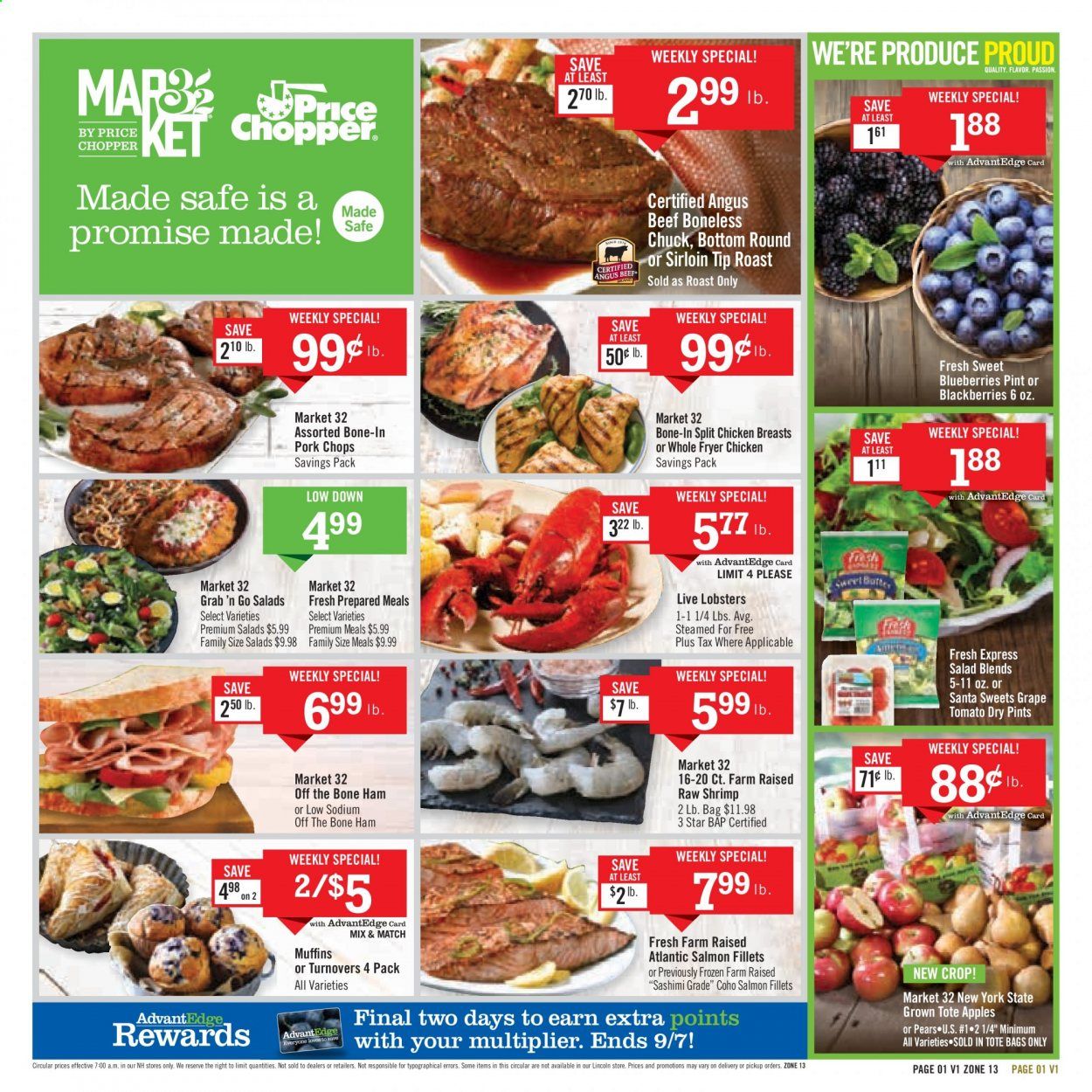 Price Chopper (NH) Weekly Ad September 6 to September 12