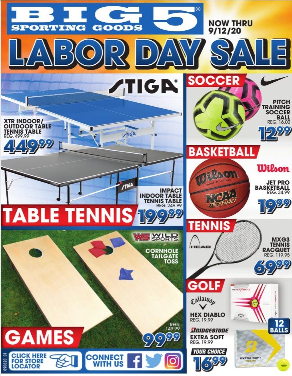 Big 5 Weekly Ad September 6 to September 12