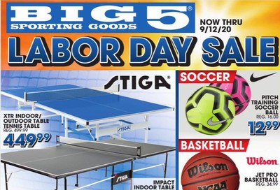 Big 5 Weekly Ad September 6 to September 12