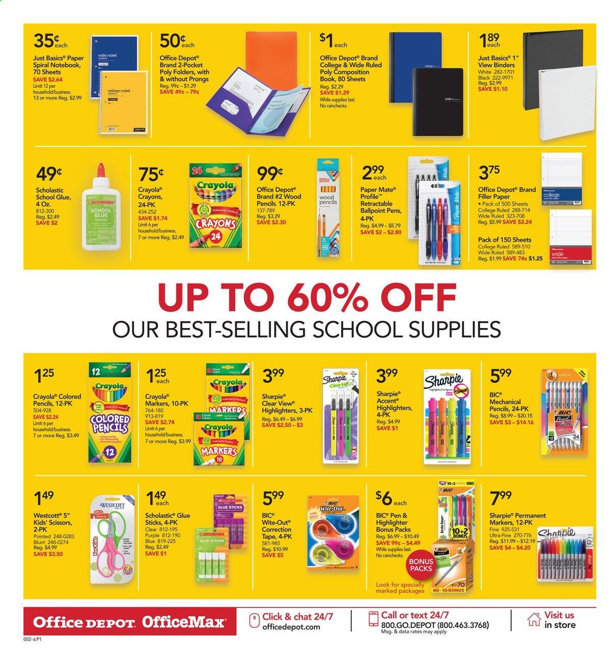 Office DEPOT Weekly Ad September 6 to September 12