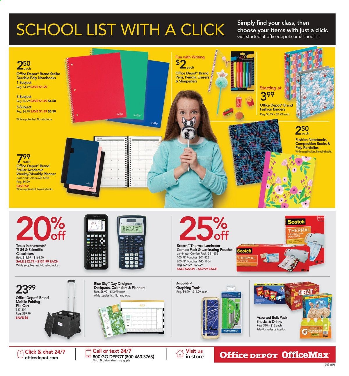 Office DEPOT Weekly Ad September 6 to September 12