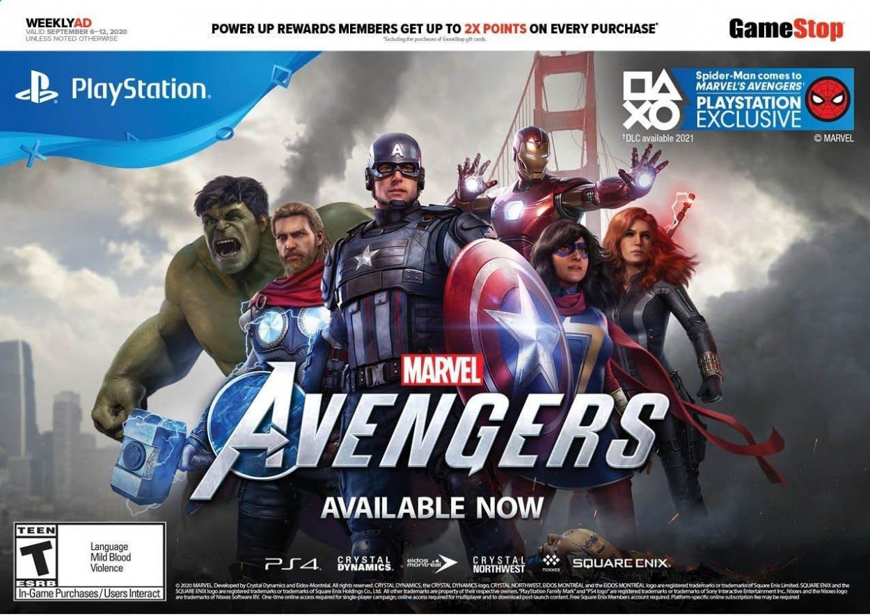 GameStop Weekly Ad September 6 to September 12