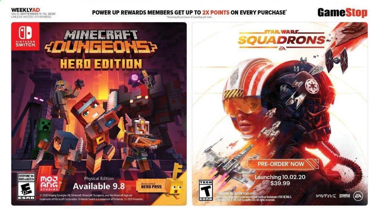 GameStop Weekly Ad September 6 to September 12