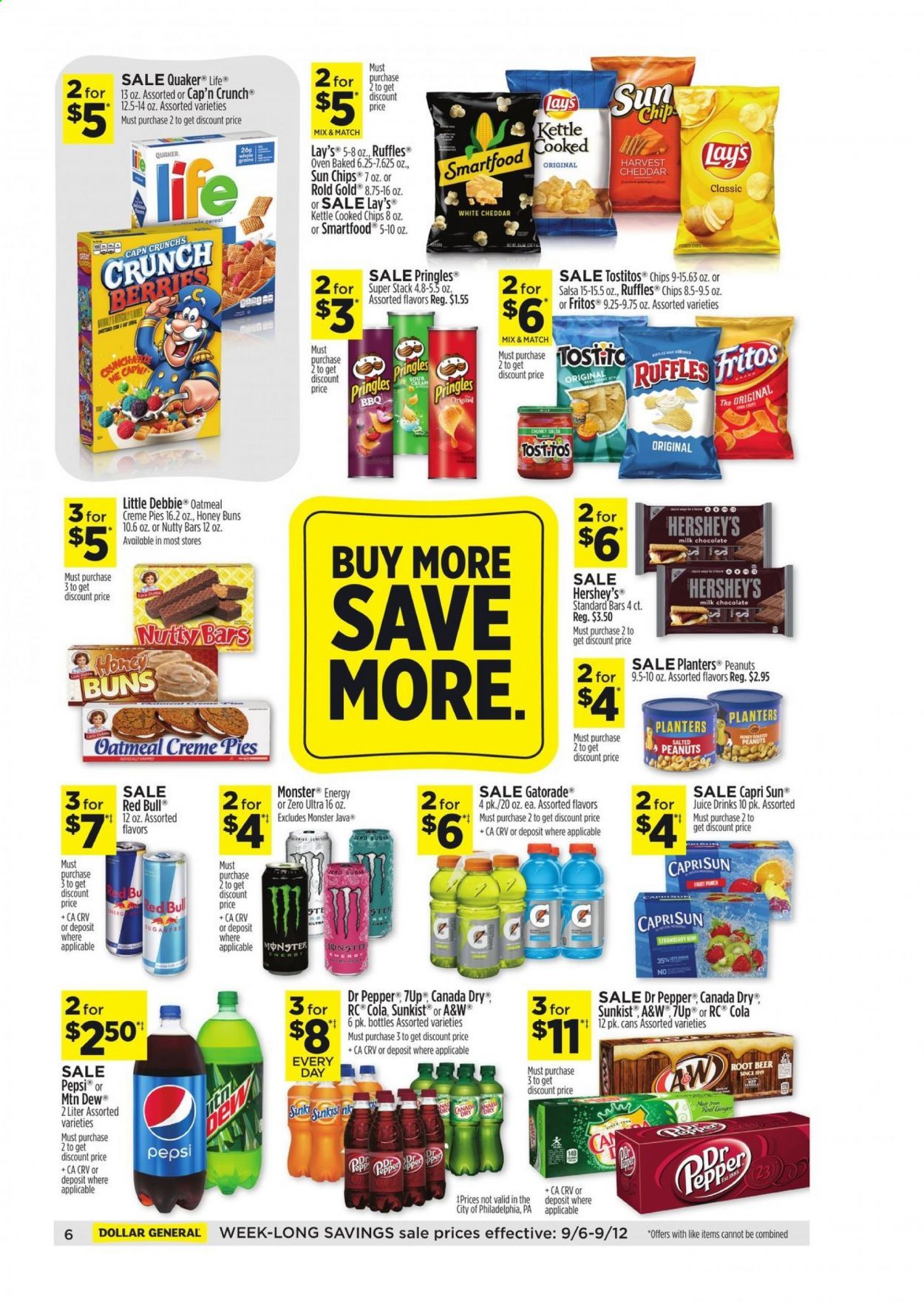 Dollar General (TX) Weekly Ad September 6 to September 12