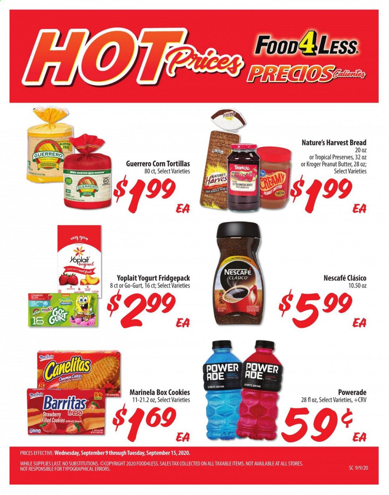 Food 4 Less (CA) Weekly Ad September 9 to September 15