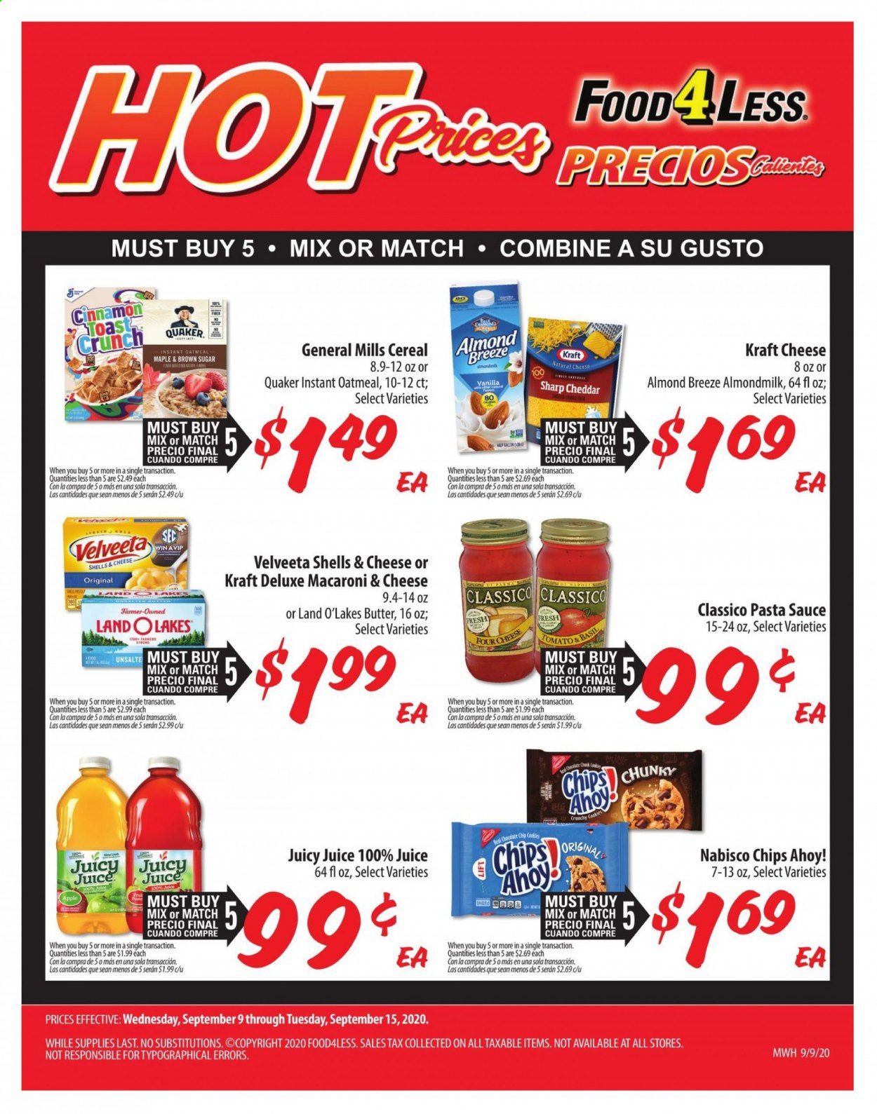 Food 4 Less (IL) Weekly Ad September 9 to September 15