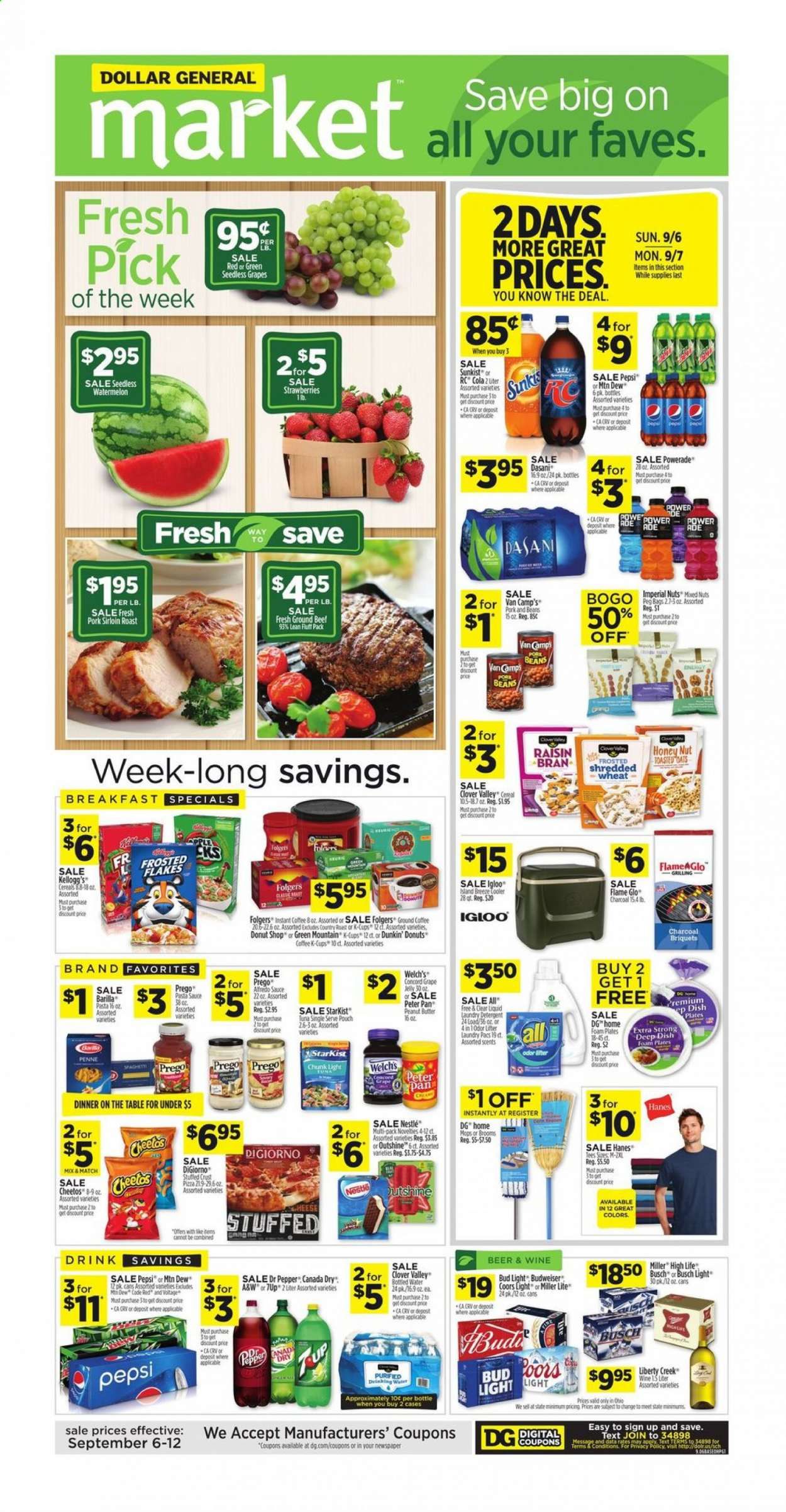 Dollar General (OH) Weekly Ad September 6 to September 12