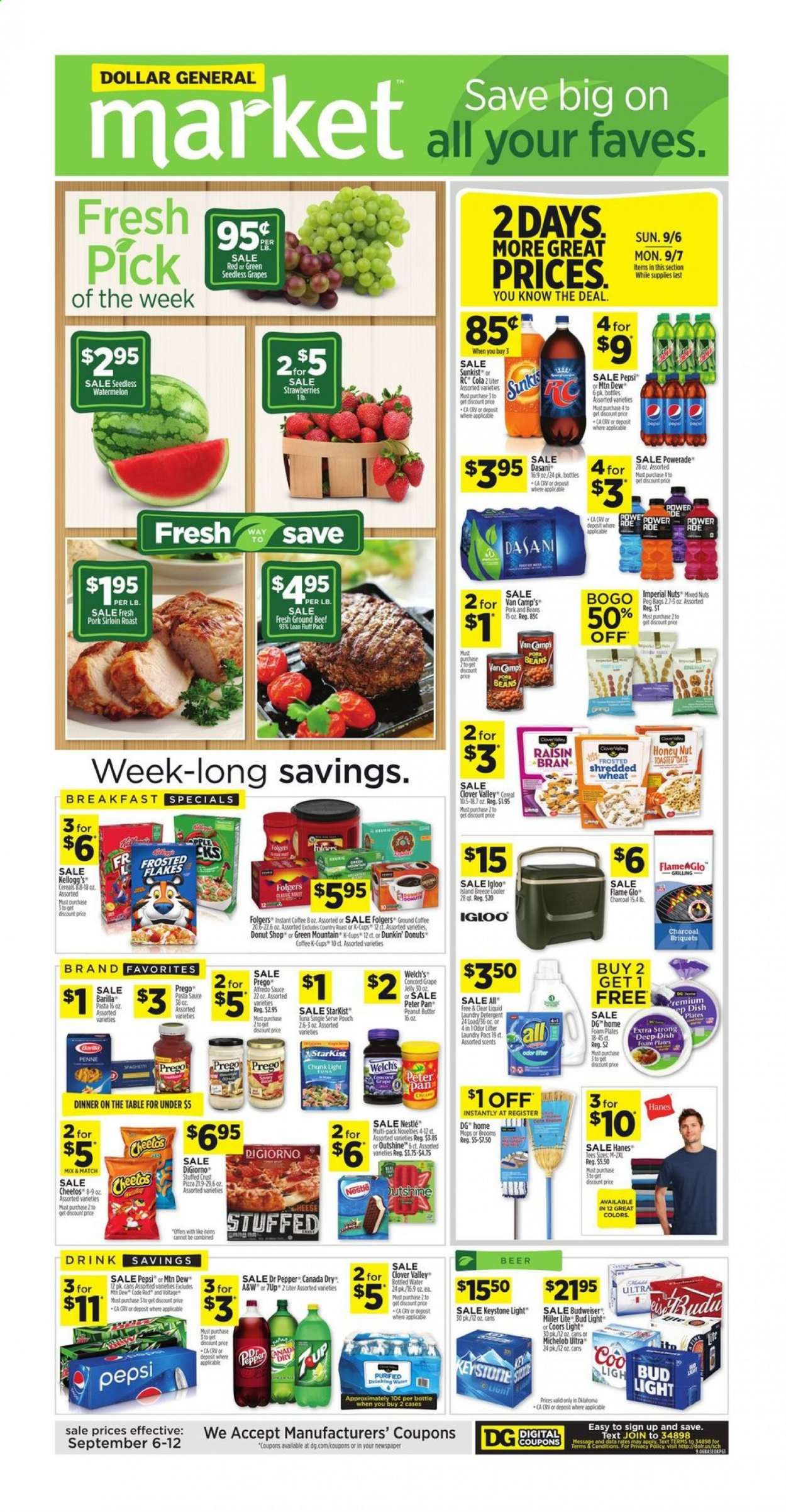 Dollar General (OK) Weekly Ad September 6 to September 12