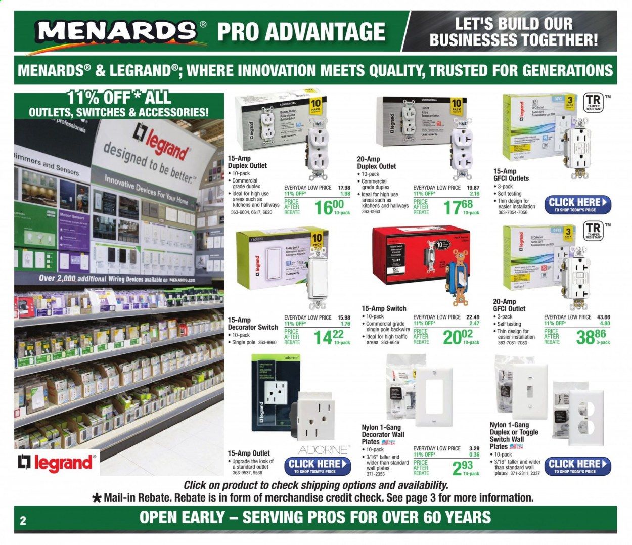Menards Weekly Ad September 6 to September 12