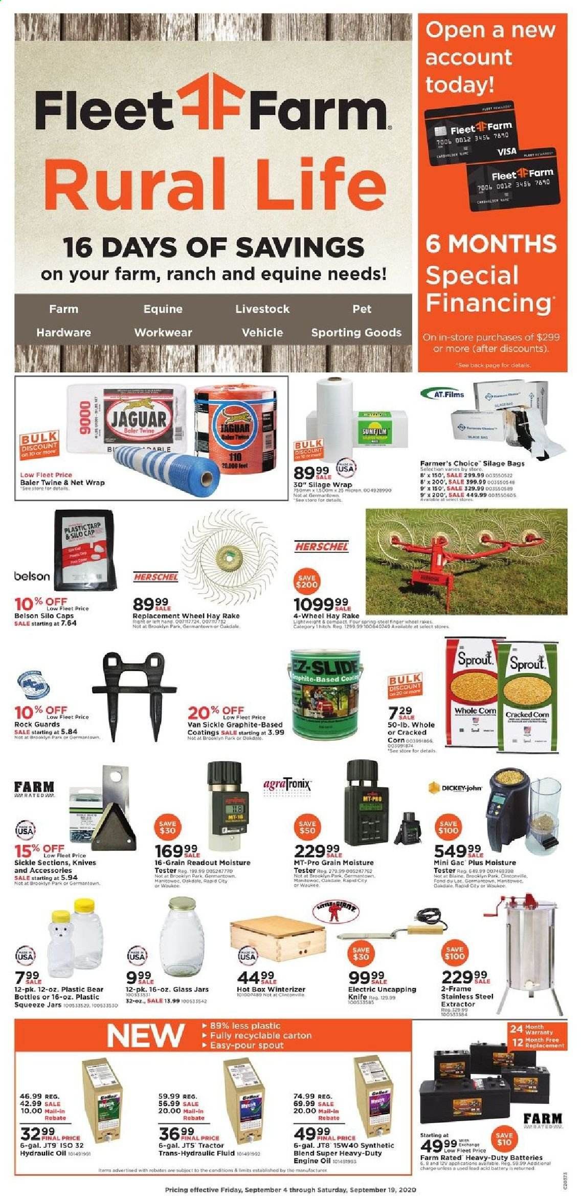 Fleet Farm Weekly Ad September 4 to September 19