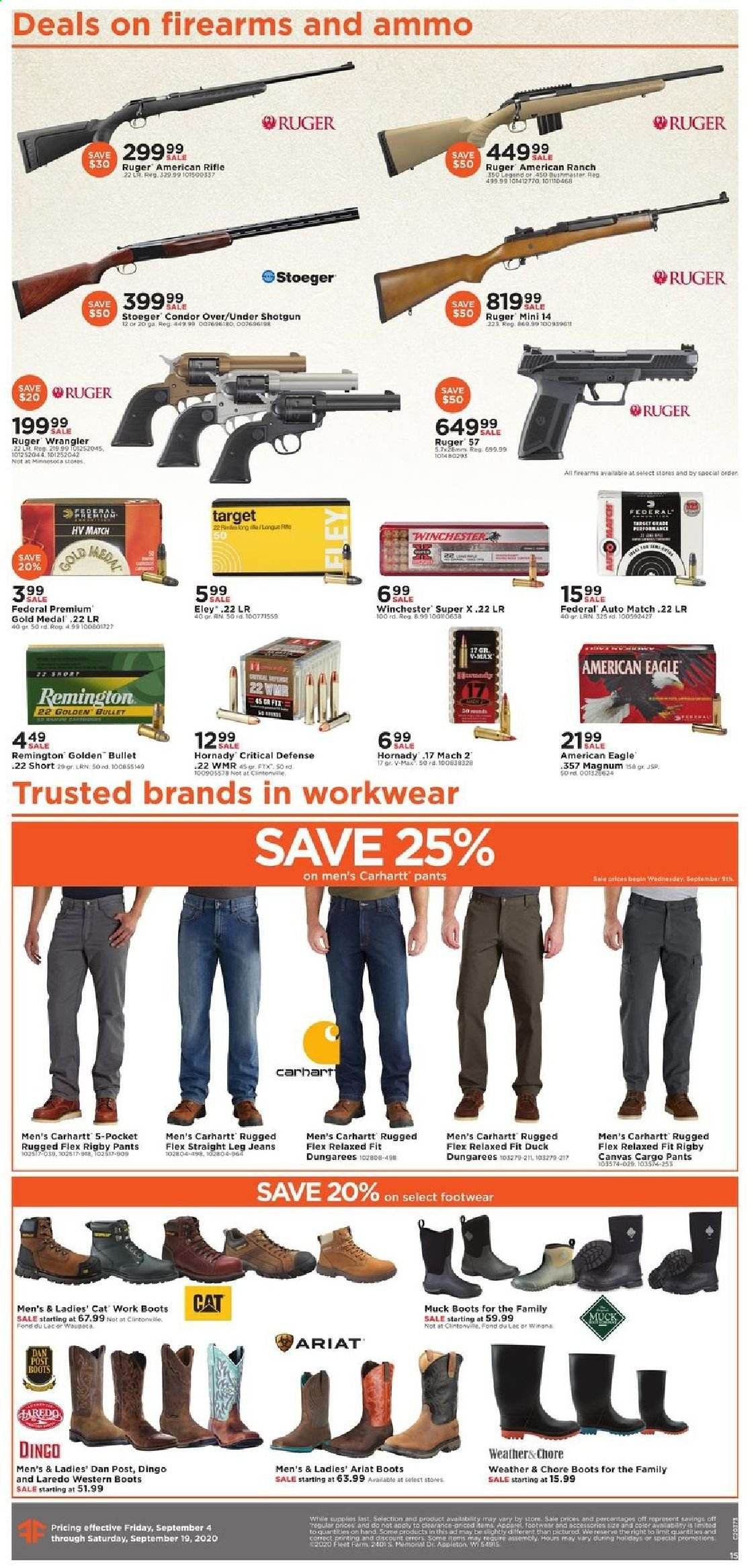 Fleet Farm Weekly Ad September 4 to September 19