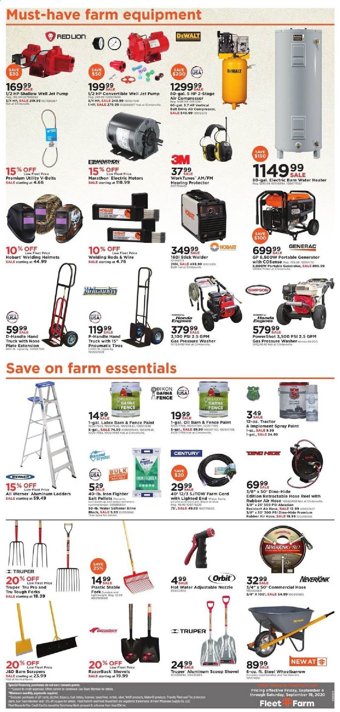 Fleet Farm Weekly Ad September 4 to September 19