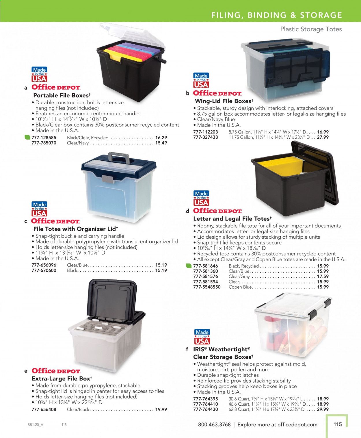 Office DEPOT Catalog 2020-2021