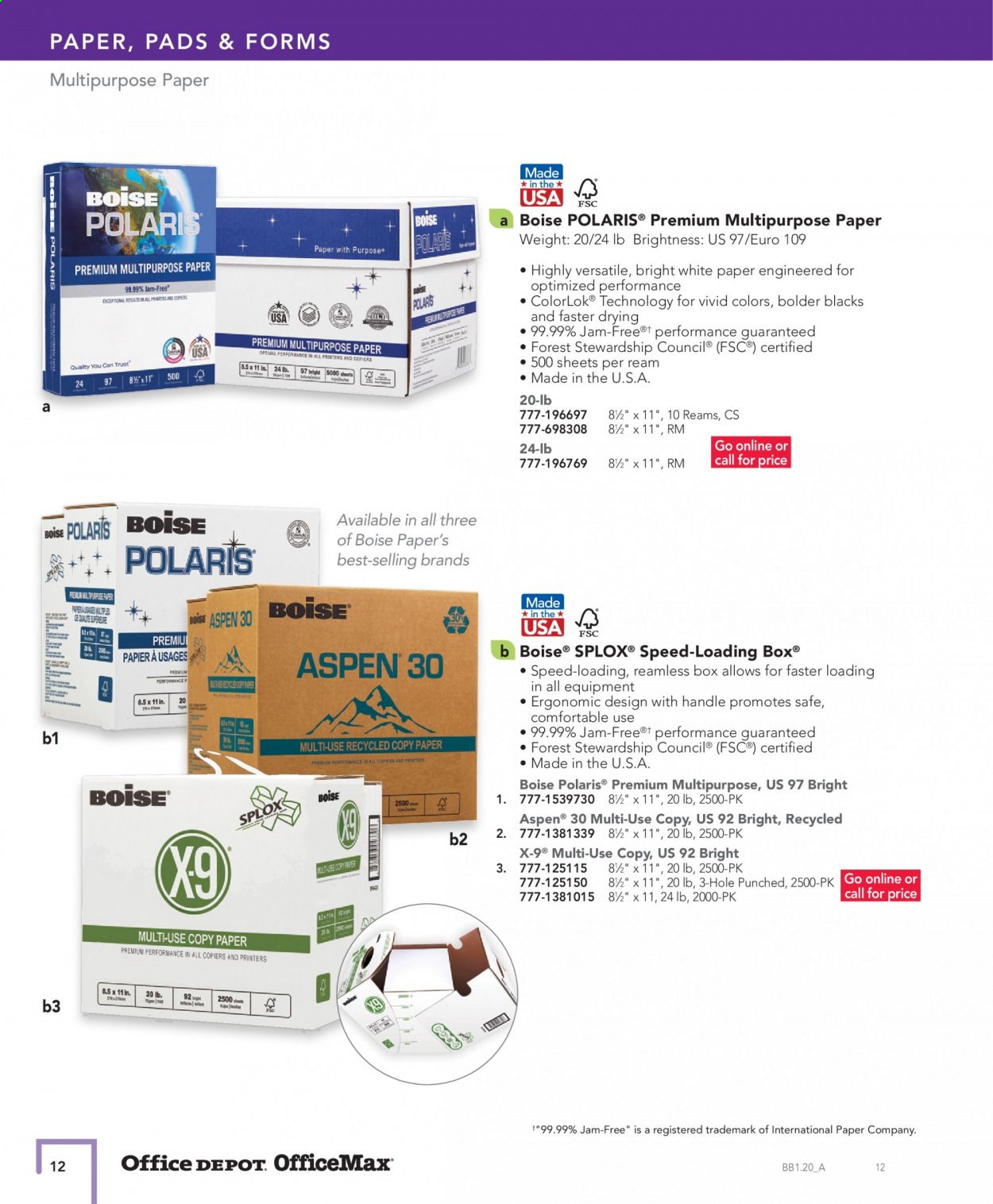 Office DEPOT Catalog 2020-2021