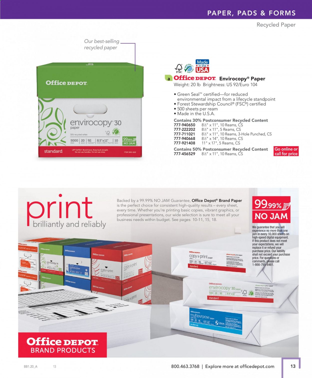 Office DEPOT Catalog 2020-2021