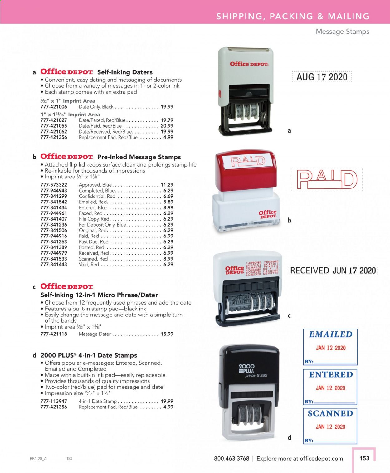 Office DEPOT Catalog 2020-2021