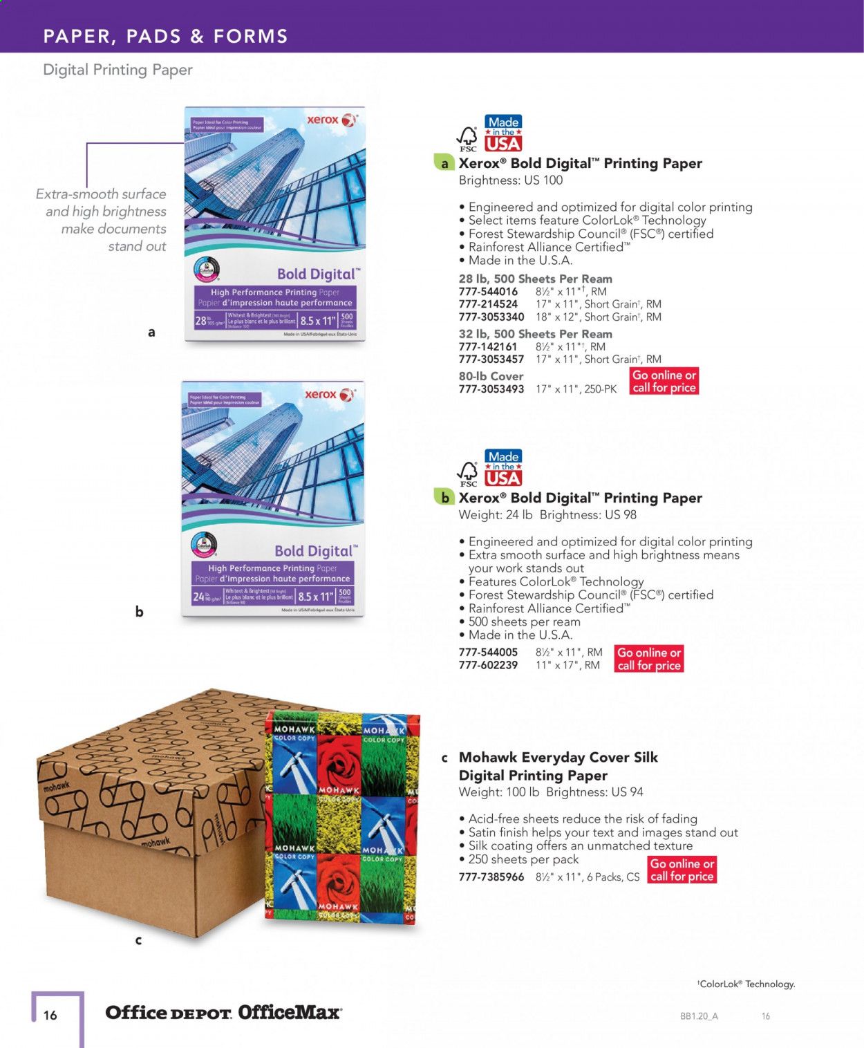 Office DEPOT Catalog 2020-2021
