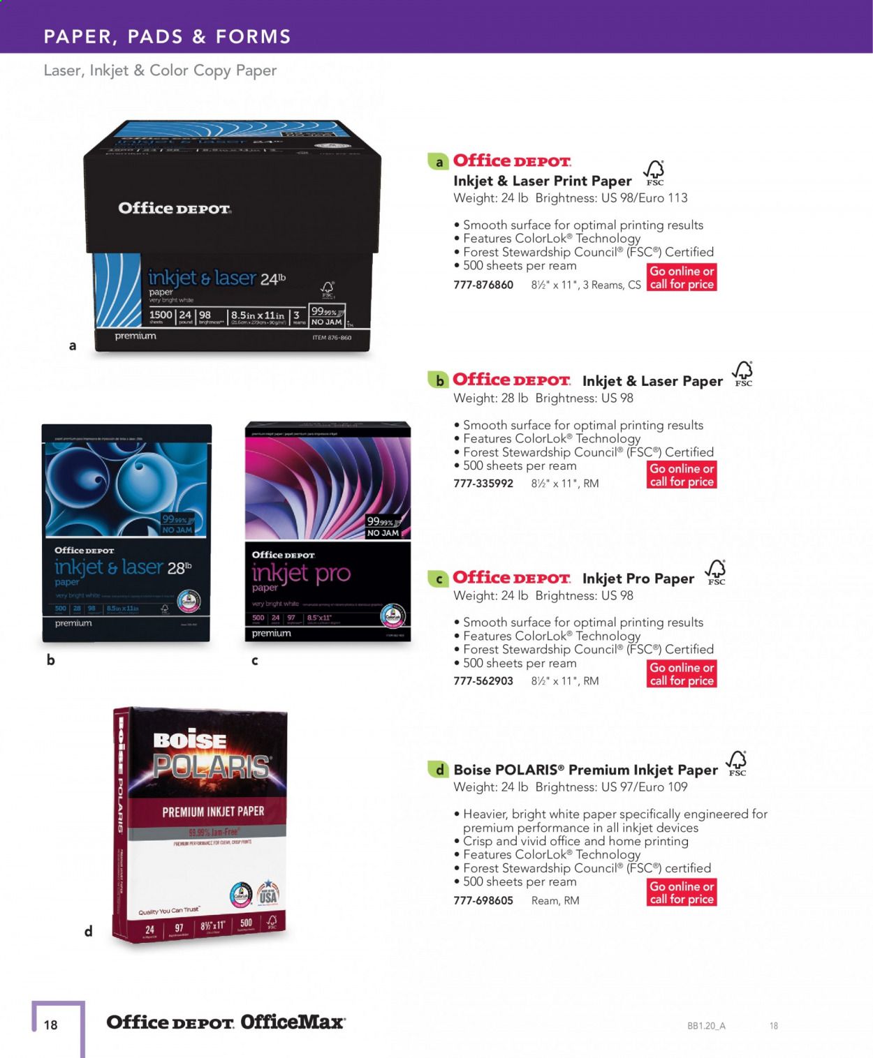Office DEPOT Catalog 2020-2021