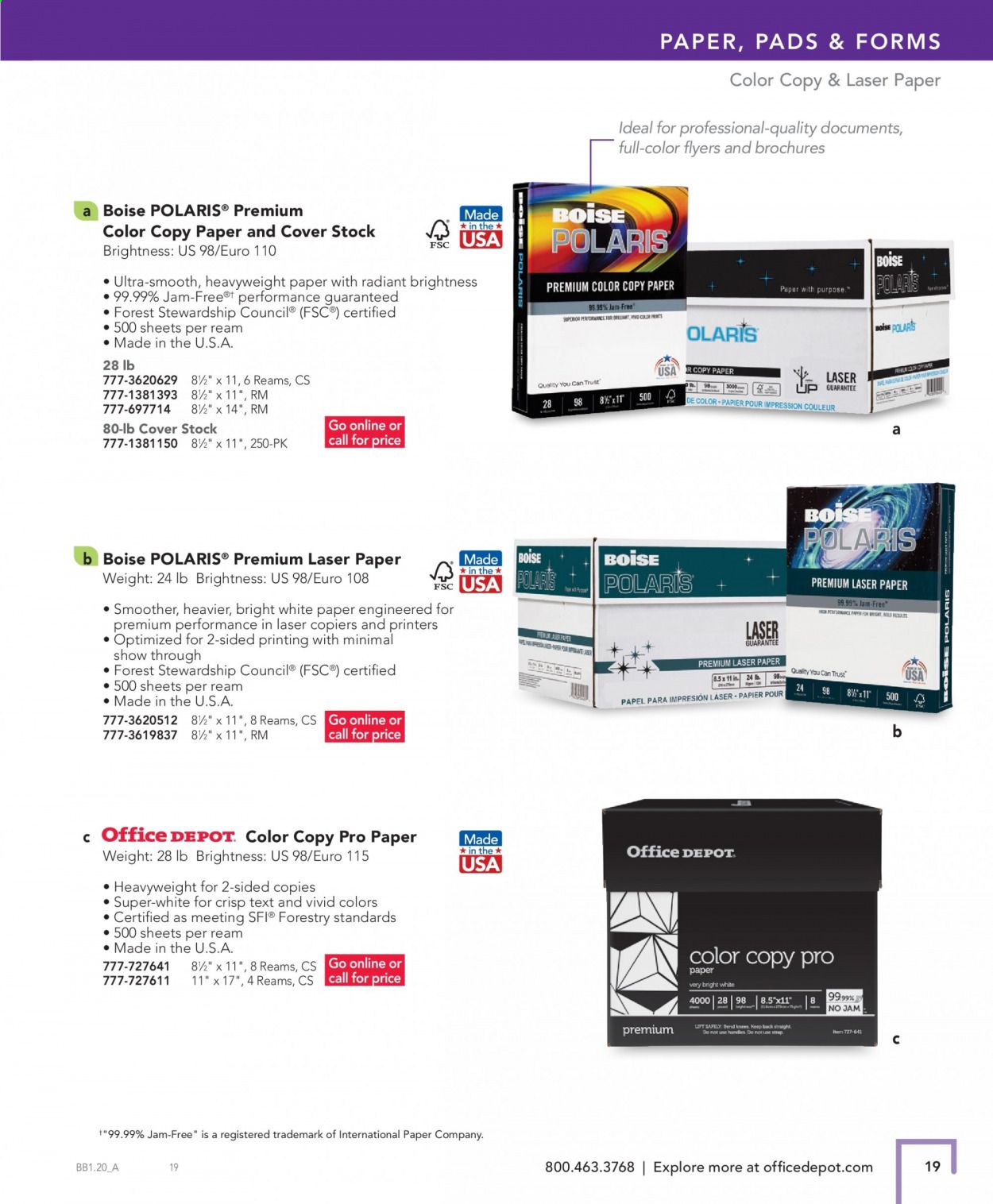 Office DEPOT Catalog 2020-2021