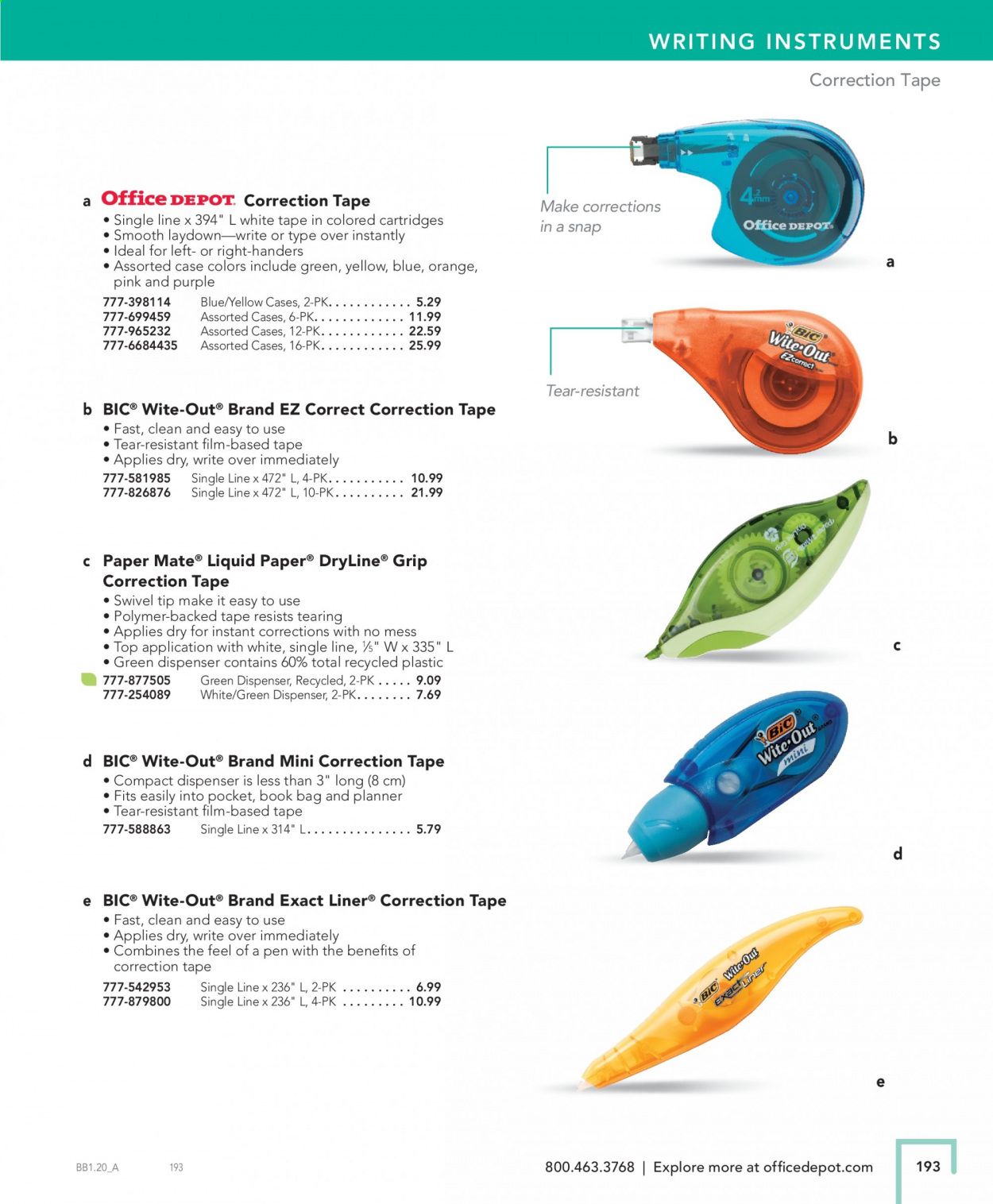 Office DEPOT Catalog 2020-2021