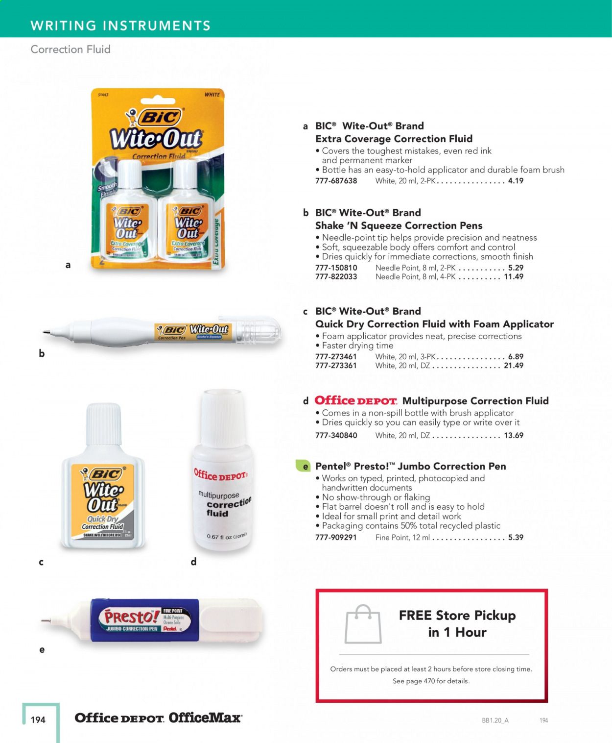 Office DEPOT Catalog 2020-2021