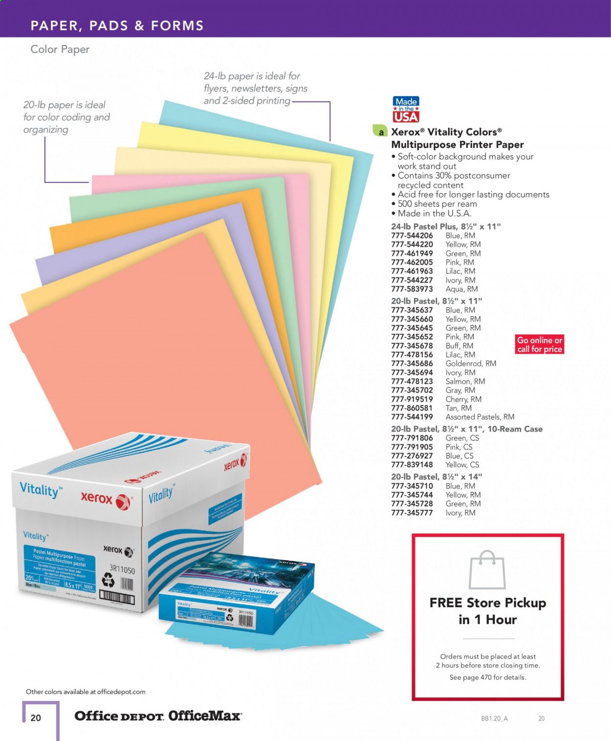 Office DEPOT Catalog 2020-2021